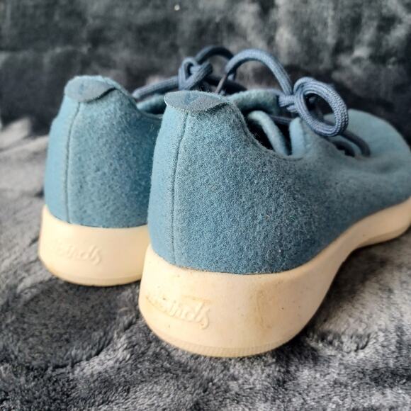 Allbirds Light Blue Wool Runners - Women's Size 9 - Pre-owned - Picture 3 of 7